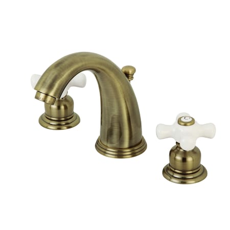 Kingston Brass KB983PXAB Victorian 2-Handle 8" Widespread Bathroom Faucet, Brass KB983PXAB